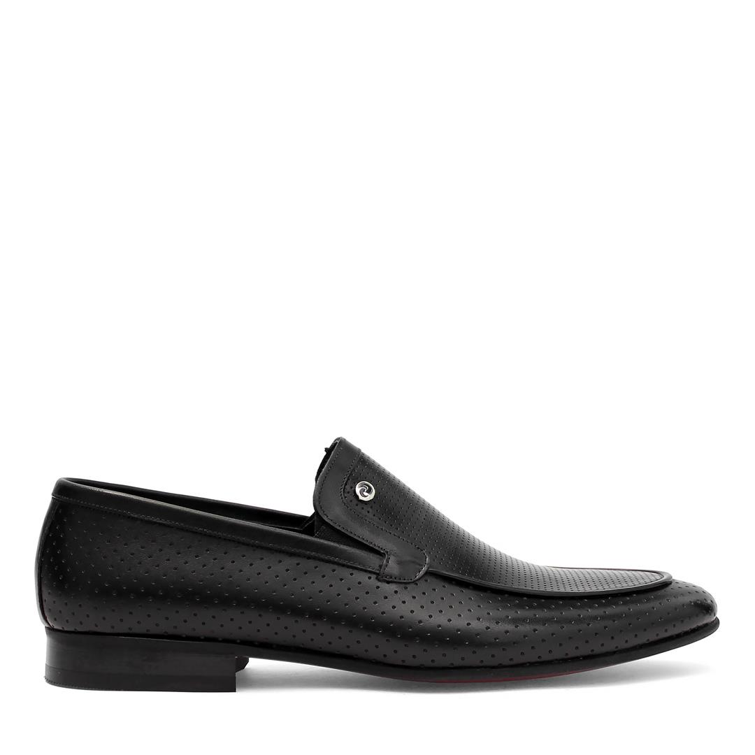 Erkek Siyah Deri Loafer