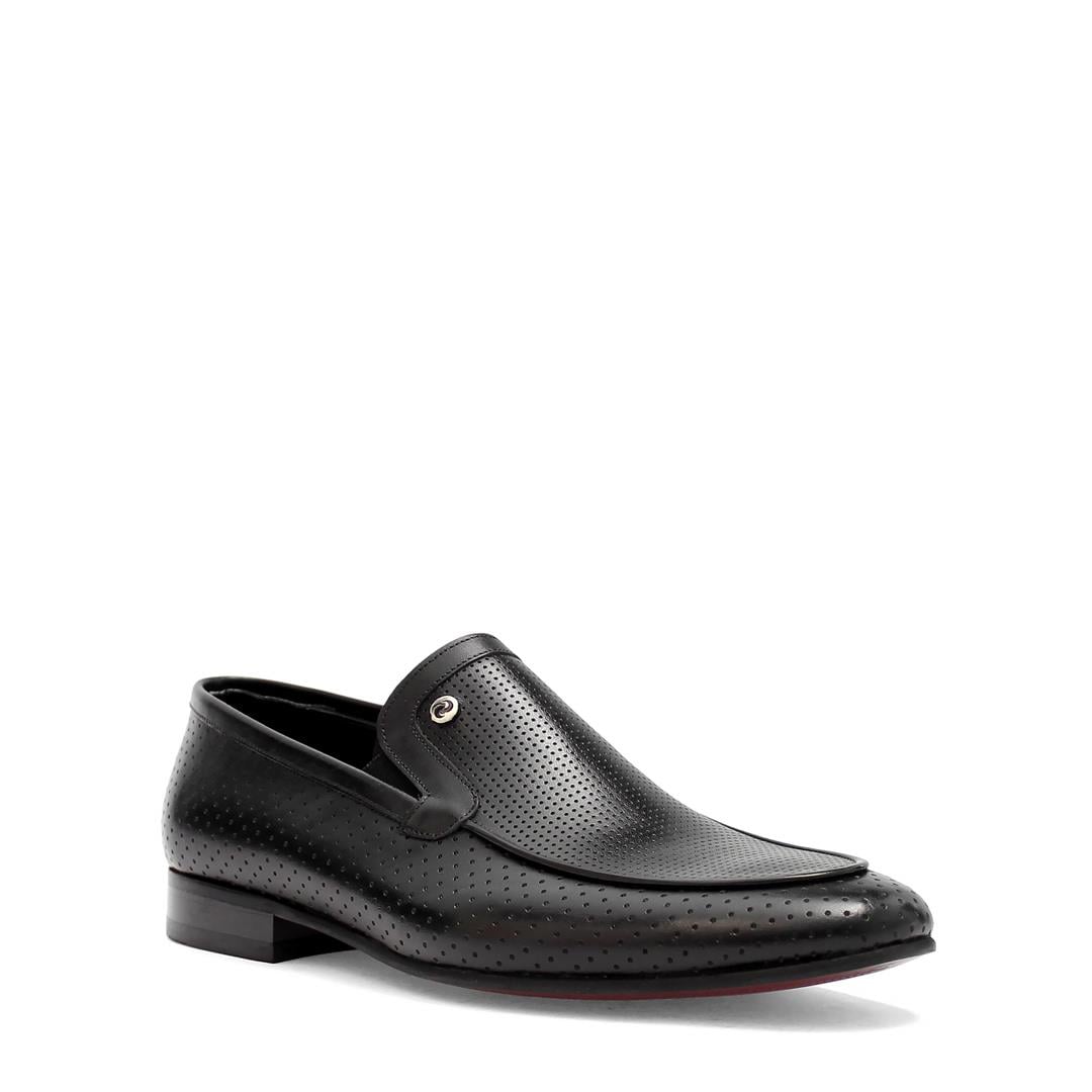 Erkek Siyah Deri Loafer