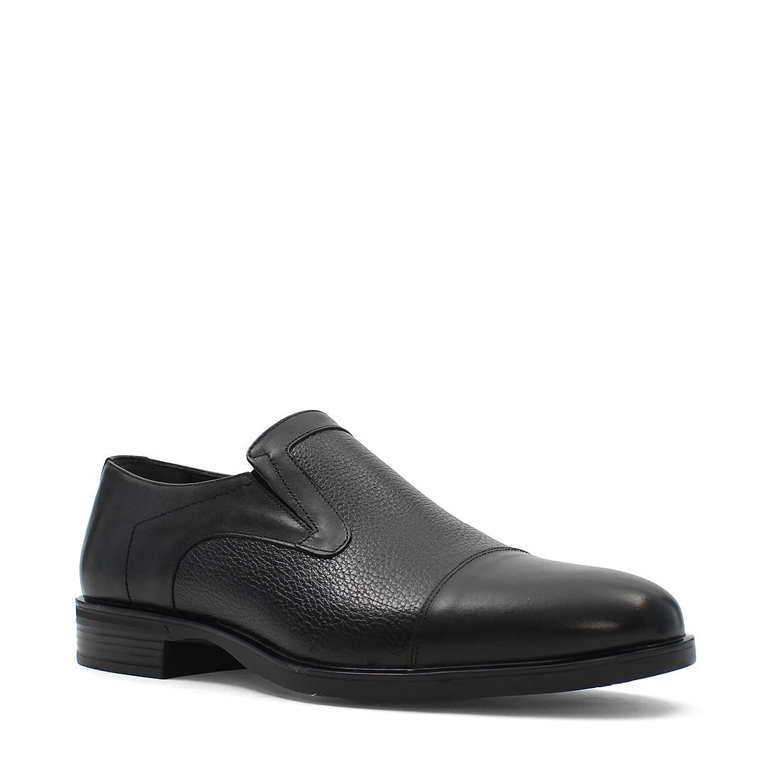 Erkek Siyah Deri Loafer