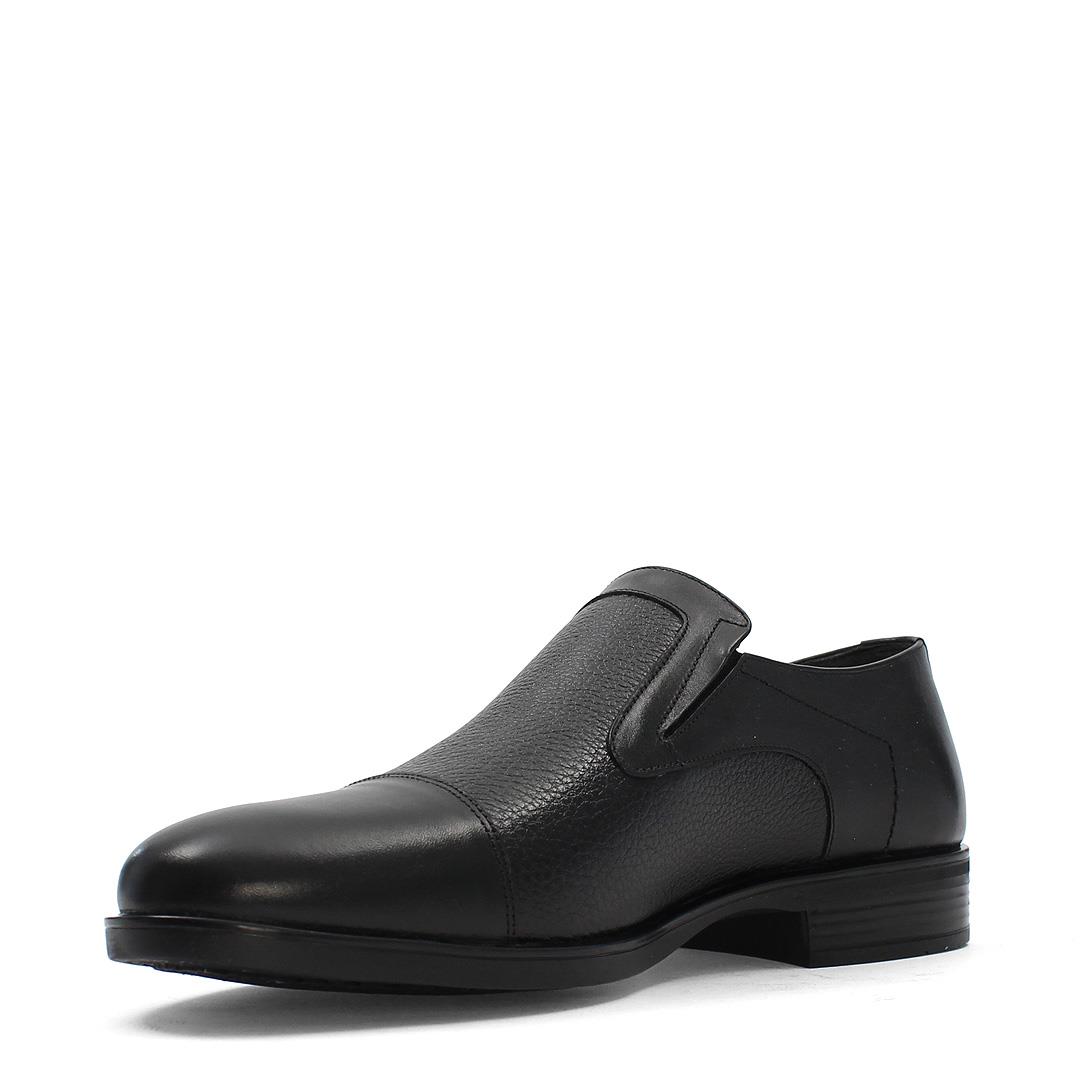 Erkek Siyah Deri Loafer