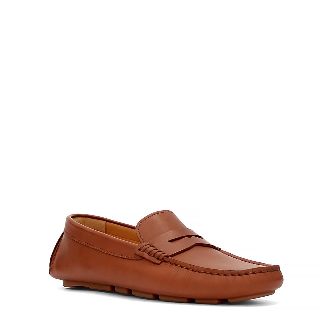 Erkek Taba Deri Loafer