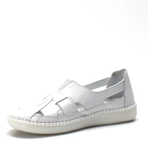 Kadın Beyaz Deri Ayakkabı