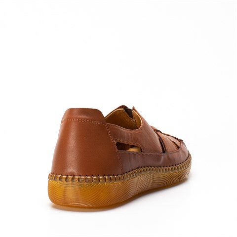 Kadın Taba Deri Ayakkabı