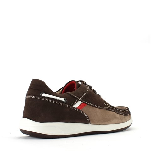 Erkek Kahverengi Bağcıklı Nubuk Deri Günlük Ayakkabı