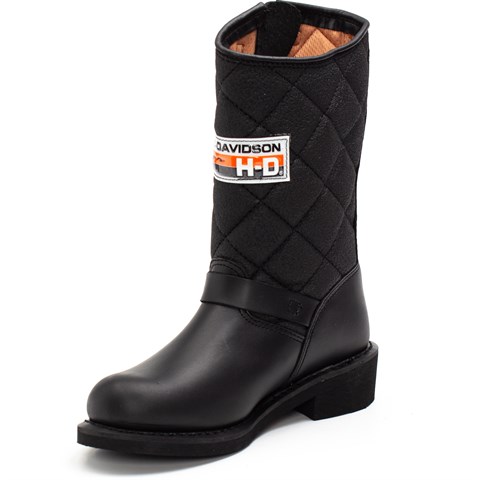 Harley Davidson Laconia Kadın Siyah Deri Bot
