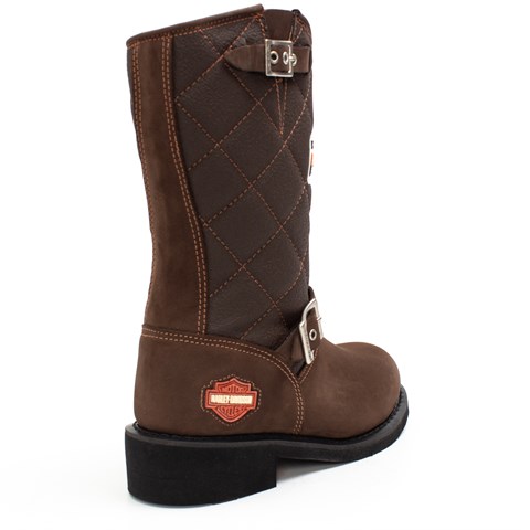 Harley Davidson Laconia Kadın Kahverengi Nubuk Deri Bot