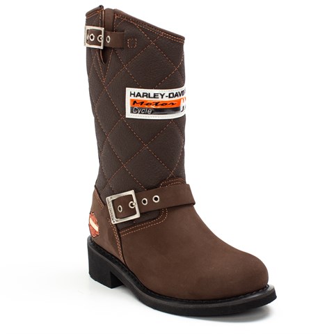 Harley Davidson Laconia Kadın Kahverengi Nubuk Deri Bot
