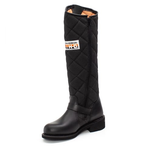 Harley Davidson Laconia Kadın Siyah Deri Çizme