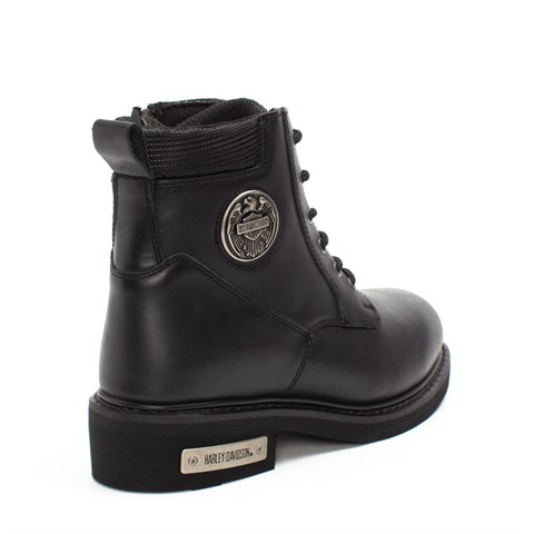 Harley Davidson Jim Erkek Siyah Deri Bot