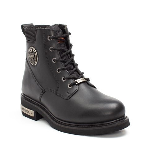 Harley Davidson Jim Erkek Siyah Deri Bot