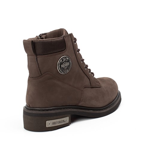 Harley Davidson Jim Erkek Kahverengi Nubuk Deri Bot