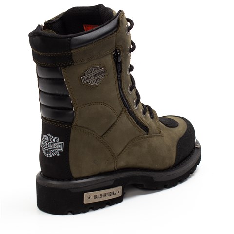 Harley Davidson Riddick Erkek Olive Deri Bot