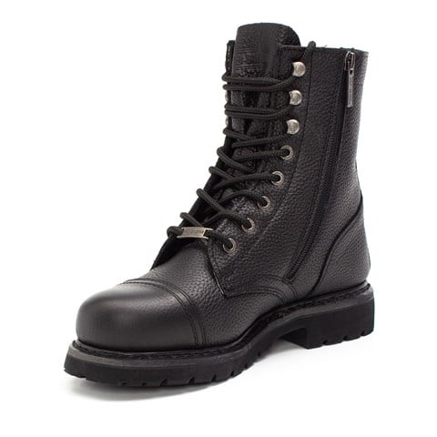 Harley Davidson Colmar Erkek Siyah Deri Bot