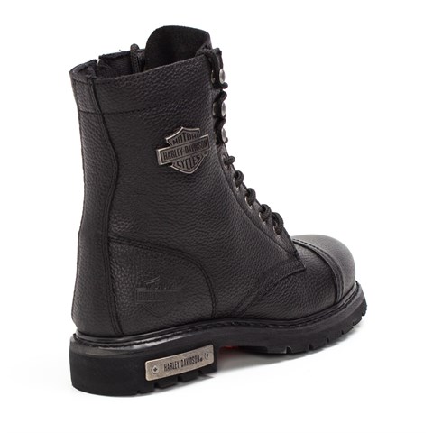 Harley Davidson Colmar Erkek Siyah Deri Bot