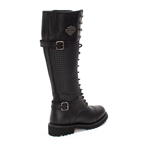 Harley Davidson Tiny Kadın Siyah Çizme
