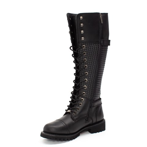 Harley Davidson Tiny Kadın Siyah Çizme