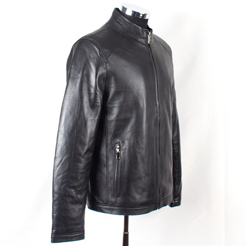 Siyah Erkek Deri Mont  557 398 E-1