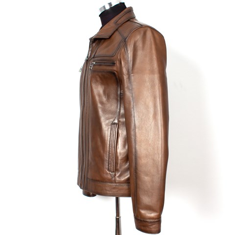 Fındık Erkek Deri Mont  557 533 E-16960