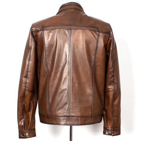 Fındık Erkek Deri Mont  557 533 E-16960