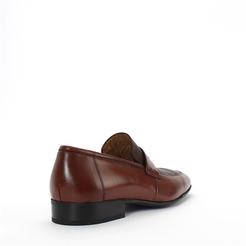Erkek Taba Deri Loafer