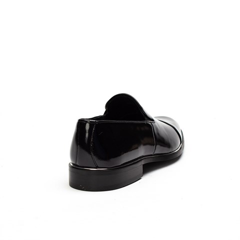 Erkek Siyah Rugan Deri Klasik Ayakkabı