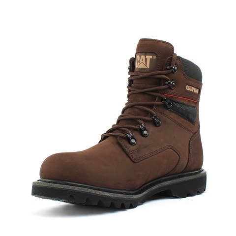 Caterpillar Edina Erkek Kahverengi Nubuk Deri Bot