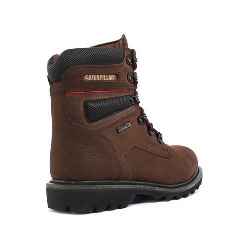Caterpillar Edina Erkek Kahverengi Nubuk Deri Bot