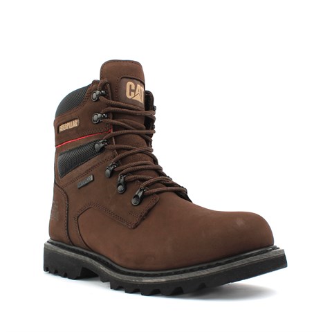 Caterpillar Edina Erkek Kahverengi Nubuk Deri Bot