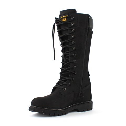 Caterpillar Kadın Siyah Clovis Nubuk Deri Postal Bot