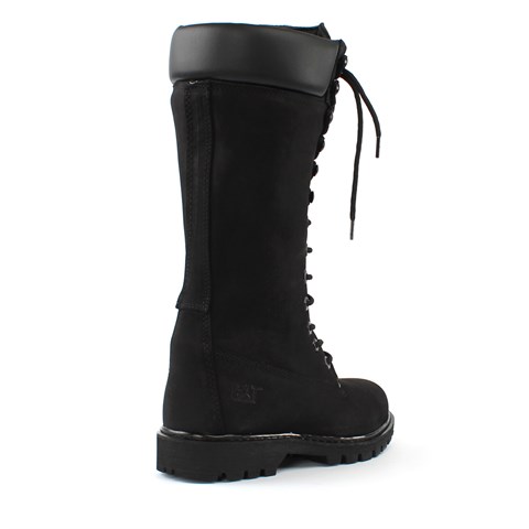 Caterpillar Kadın Siyah Clovis Nubuk Deri Postal Bot