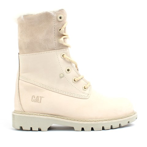 Caterpillar Kadın Bej Utah Fur Nubuk Deri Bot