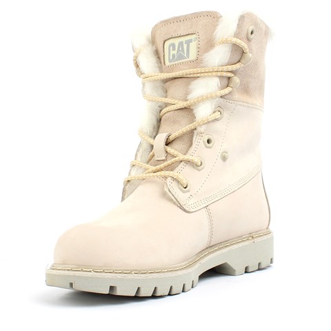 Caterpillar Kadın Bej Utah Fur Nubuk Deri Bot