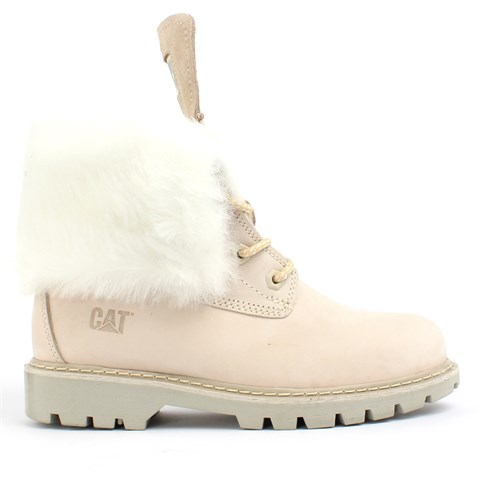 Caterpillar Kadın Bej Utah Fur Nubuk Deri Bot