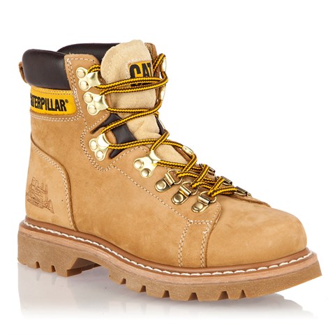 Caterpillar Kadın Sarı Nubuk Deri Colorado Bot