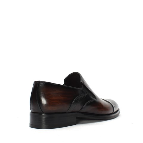 Erkek Kahverengi Deri Klasik Ayakkabı