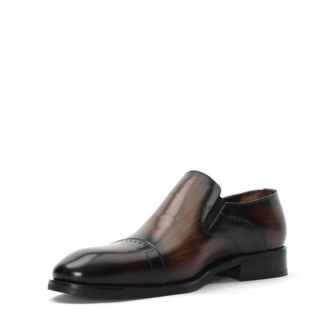 Erkek Kahverengi Deri Klasik Ayakkabı