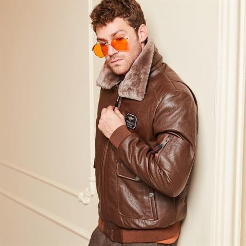 Taba Deri Erkek Mont 557 15838 E-16960