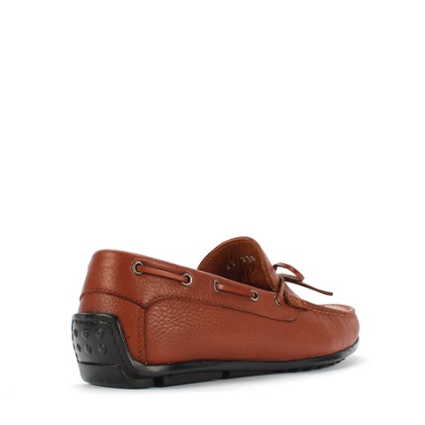 Erkek Taba Deri Loafer