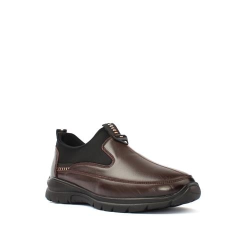 Kadın Kahverengi Tokalı Deri Ayakkabı