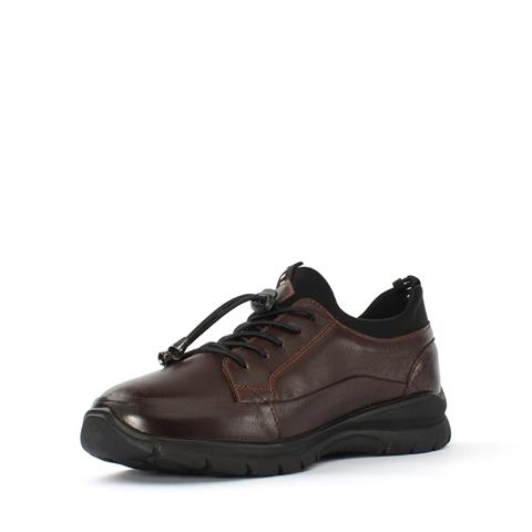 Kadın Kahverengi Bağcıklı Deri Ayakkabı