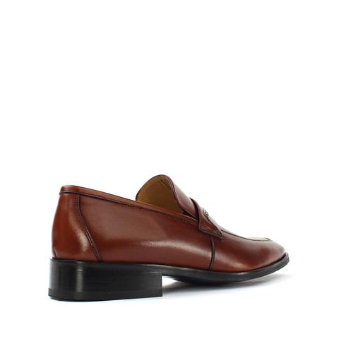 Erkek Taba Deri Loafer