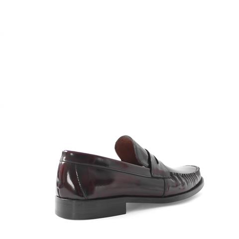 Erkek Bordo Açma Deri Loafer