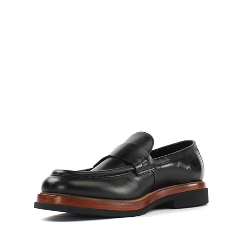 Erkek Siyah Deri Loafer