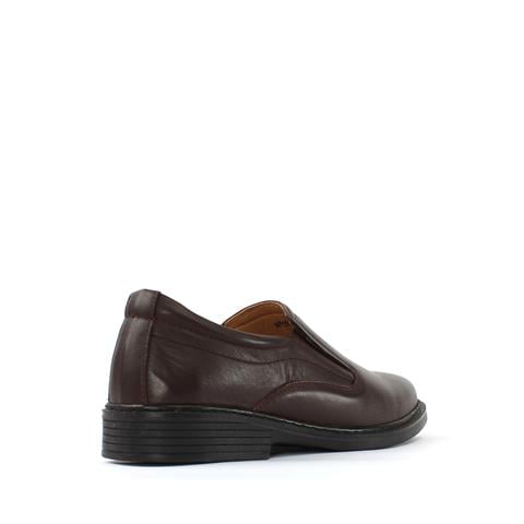 Erkek Kahverengi Deri Günlük Ayakkabı