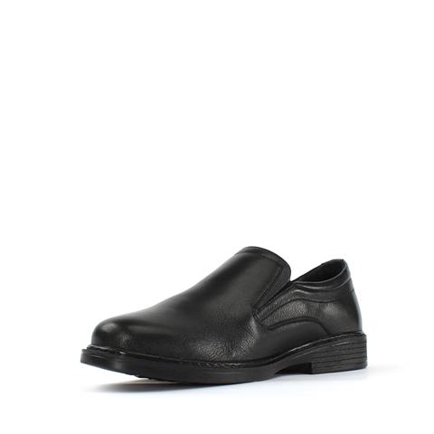 Erkek Siyah Deri Günlük Ayakkabı