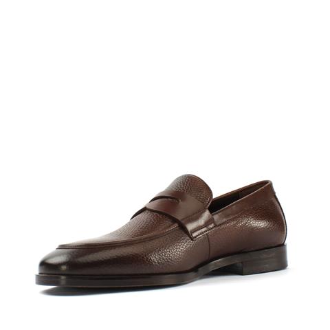 Erkek Kahverengi Deri Loafer