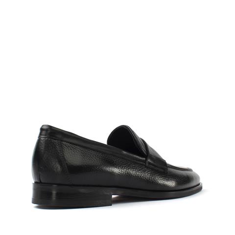 Erkek Siyah Deri Loafer