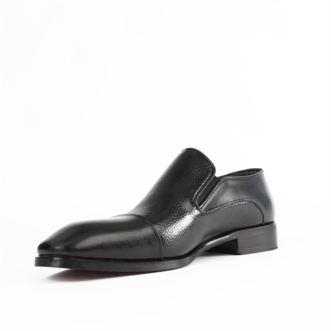 Erkek Siyah Deri Klasik Ayakkabı