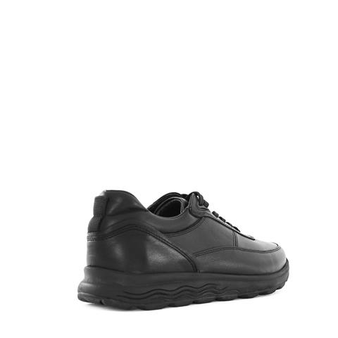 Erkek Siyah Bağcıklı Deri Günlük Ayakkabı