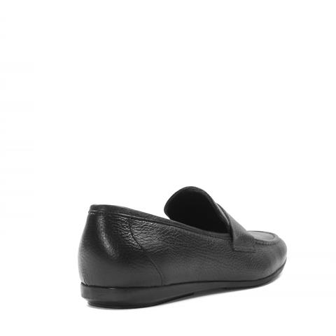 Erkek Siyah Deri Loafer